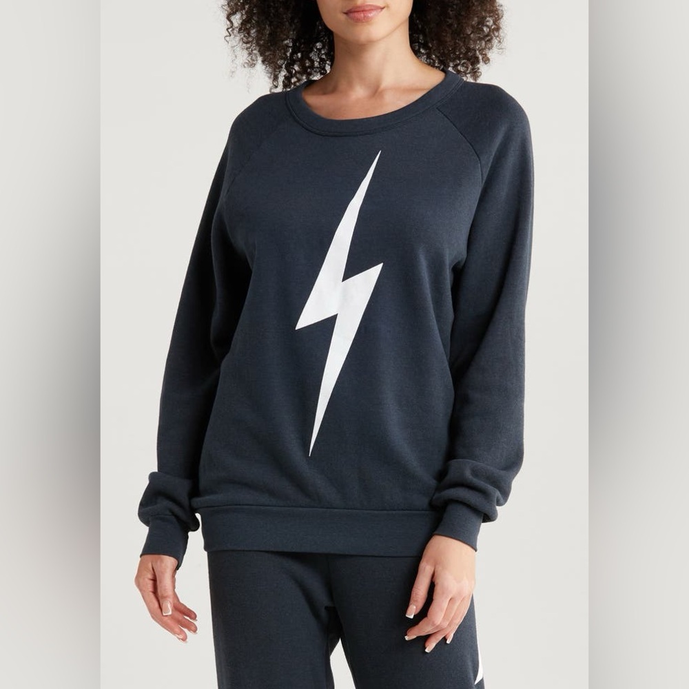 Aviator Nation Bolt Crew Neck Sweatshirt